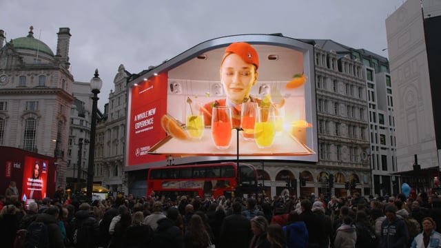 3D OOH Piccadilly Turkish Airlines — film still