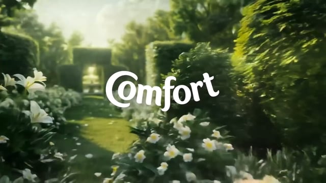 New Comfort Lily Musk & Caramel, it’s sweet kinda fresh! — film still