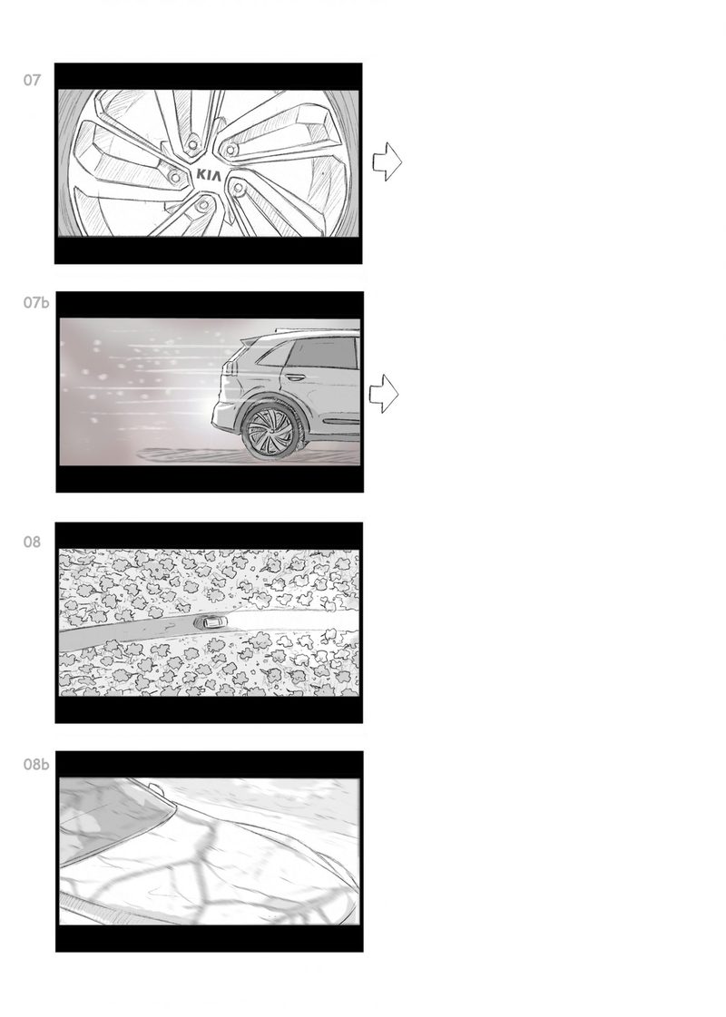 Kia Sportage TVC — Storyboard, 4 of 7