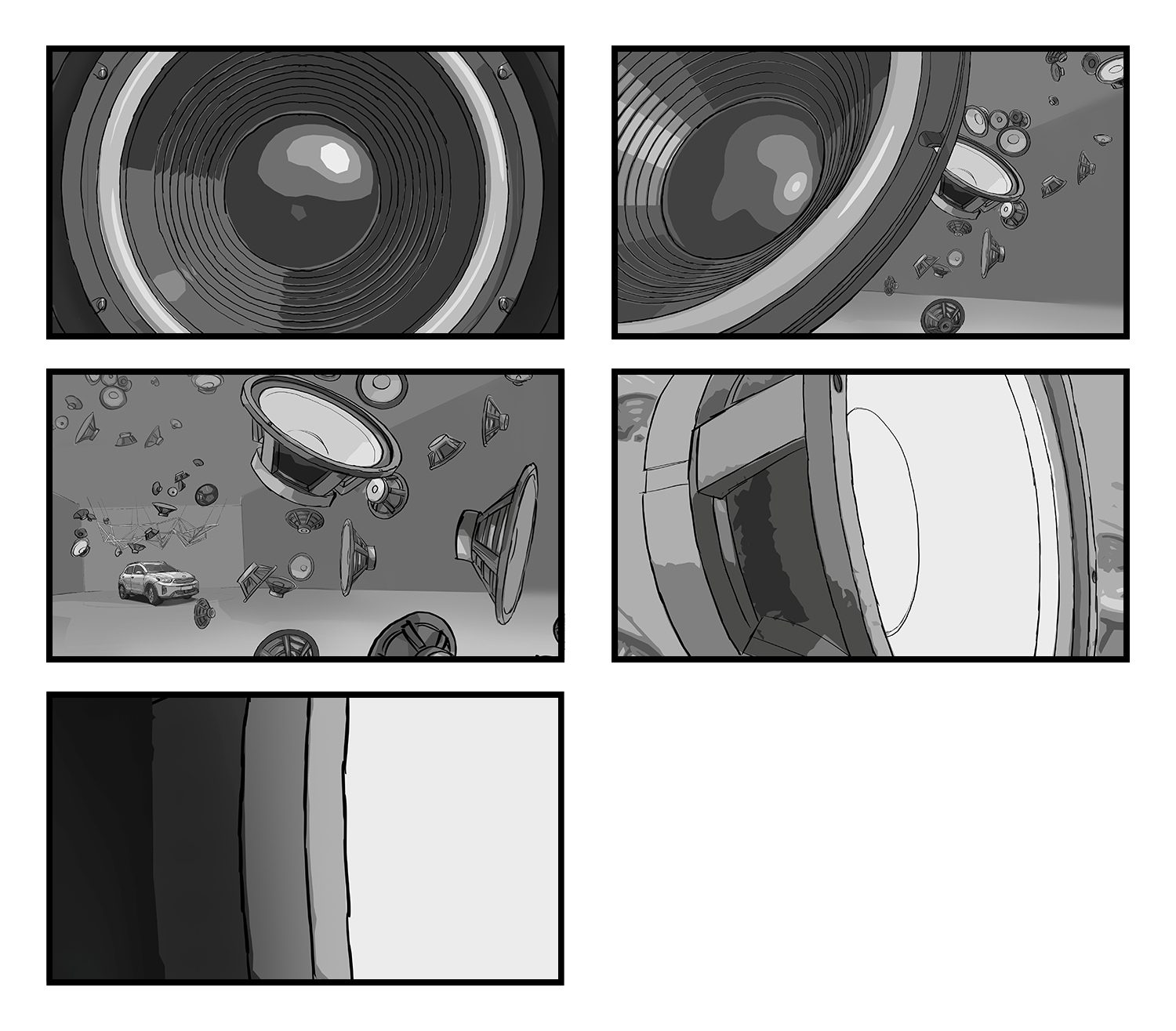Kia Stonic TVC — Storyboard, 1 of 5