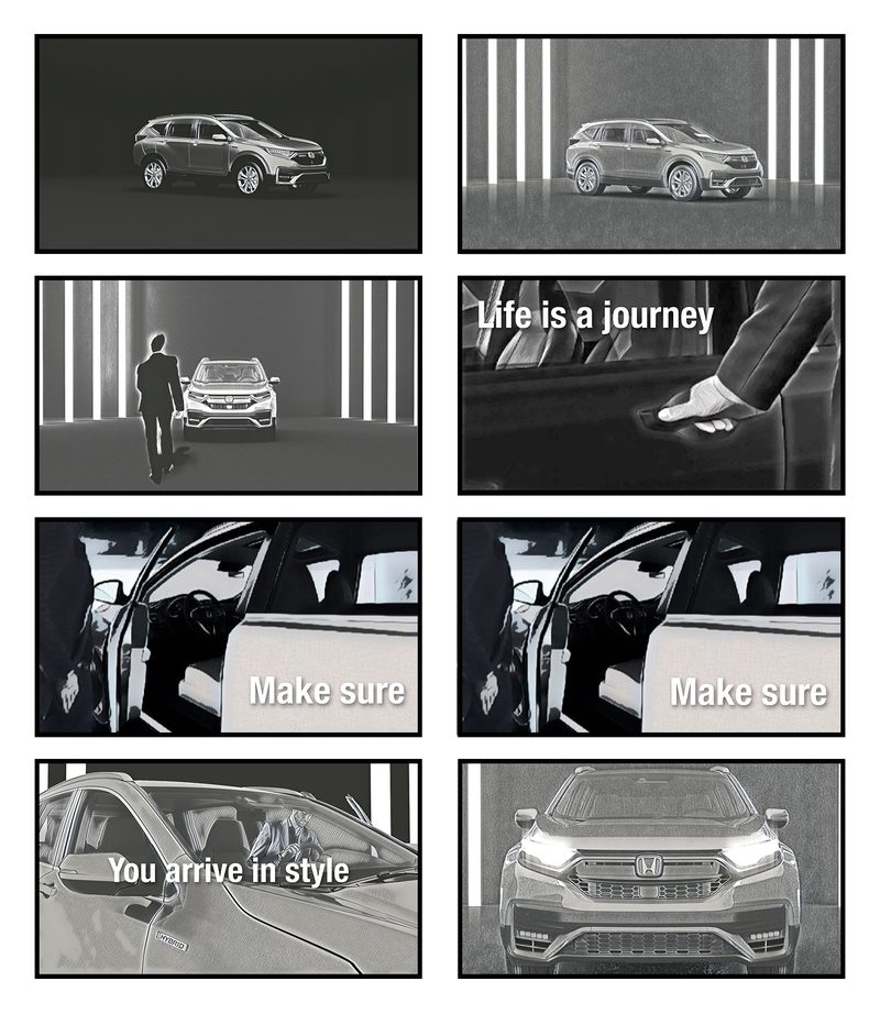 Honda Crv — Storyboard, 1 of 4