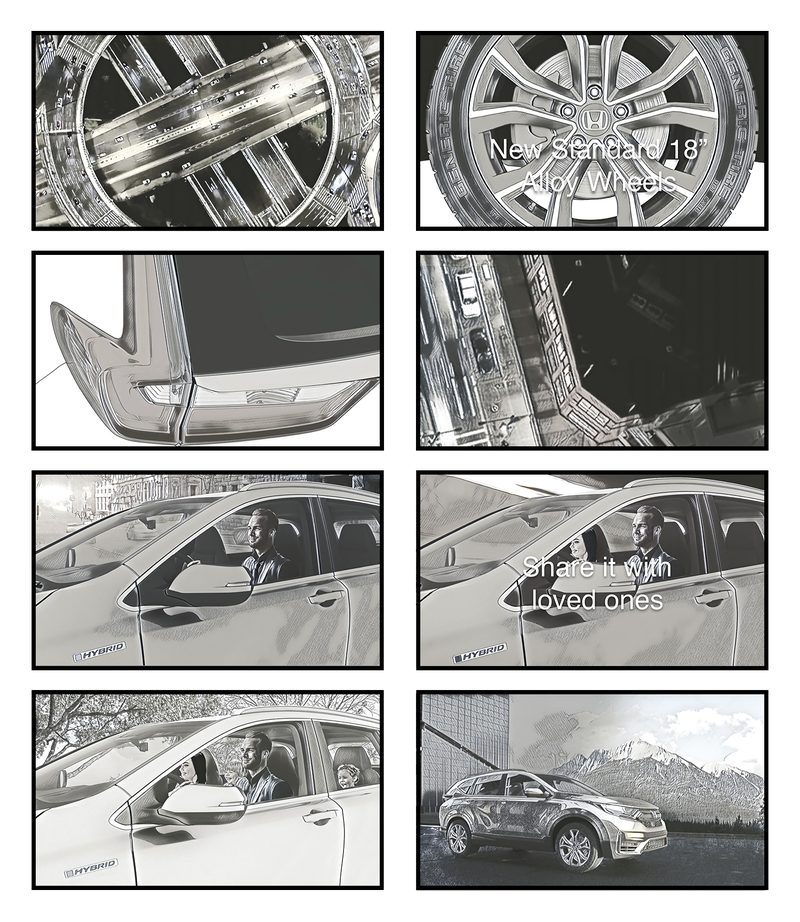 Honda Crv — Storyboard, 3 of 4