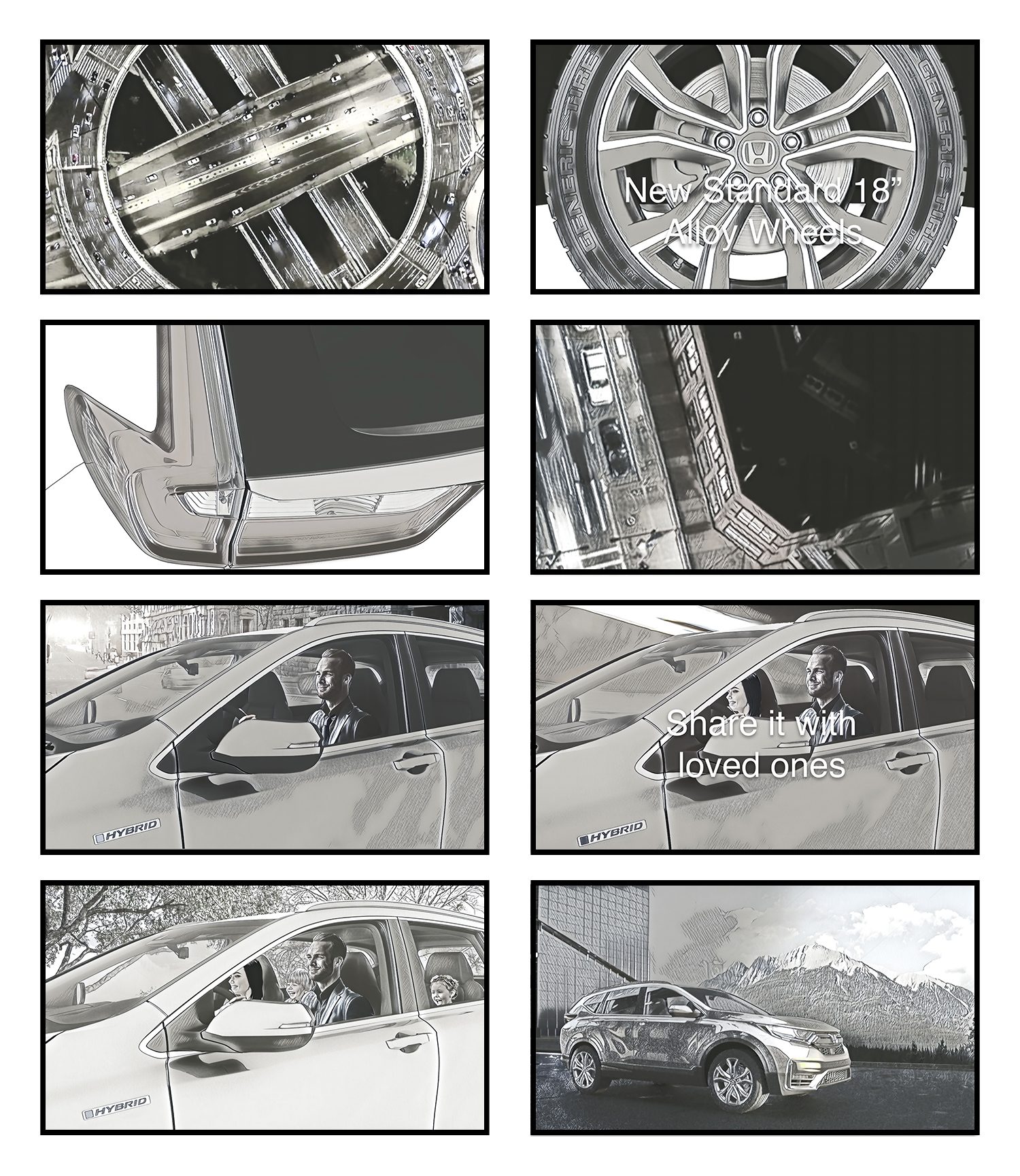 Honda Crv — Storyboard, 3 of 4