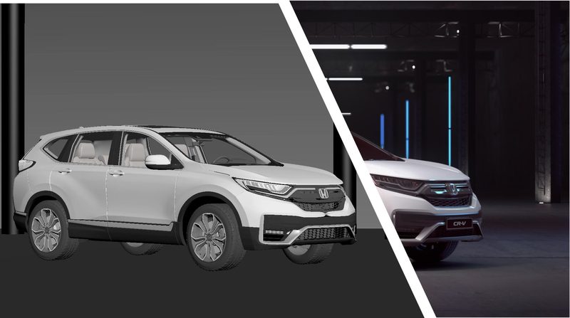 Honda Crv — From CGI to reality, 1 of 3