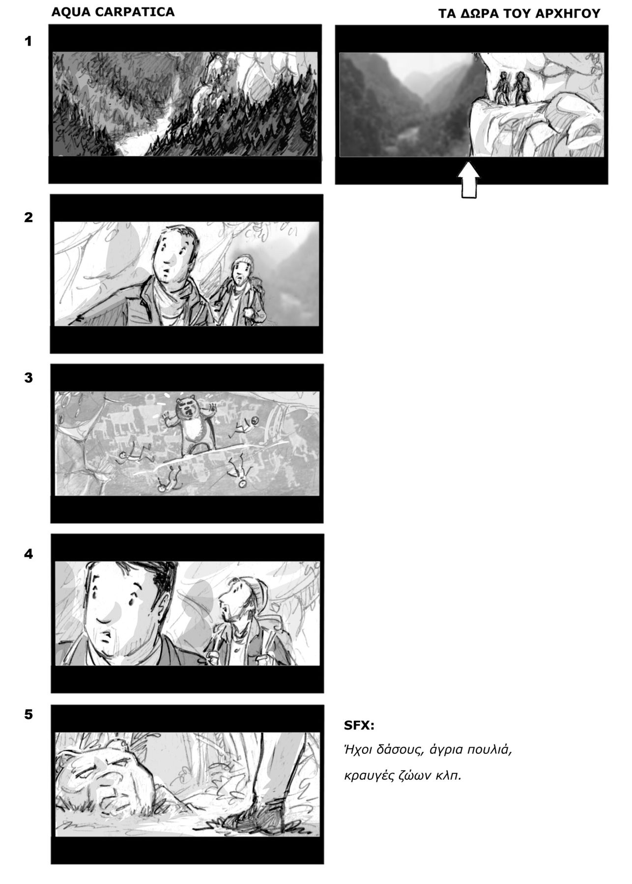 Aqua Carpatica — Storyboard, 1 of 12