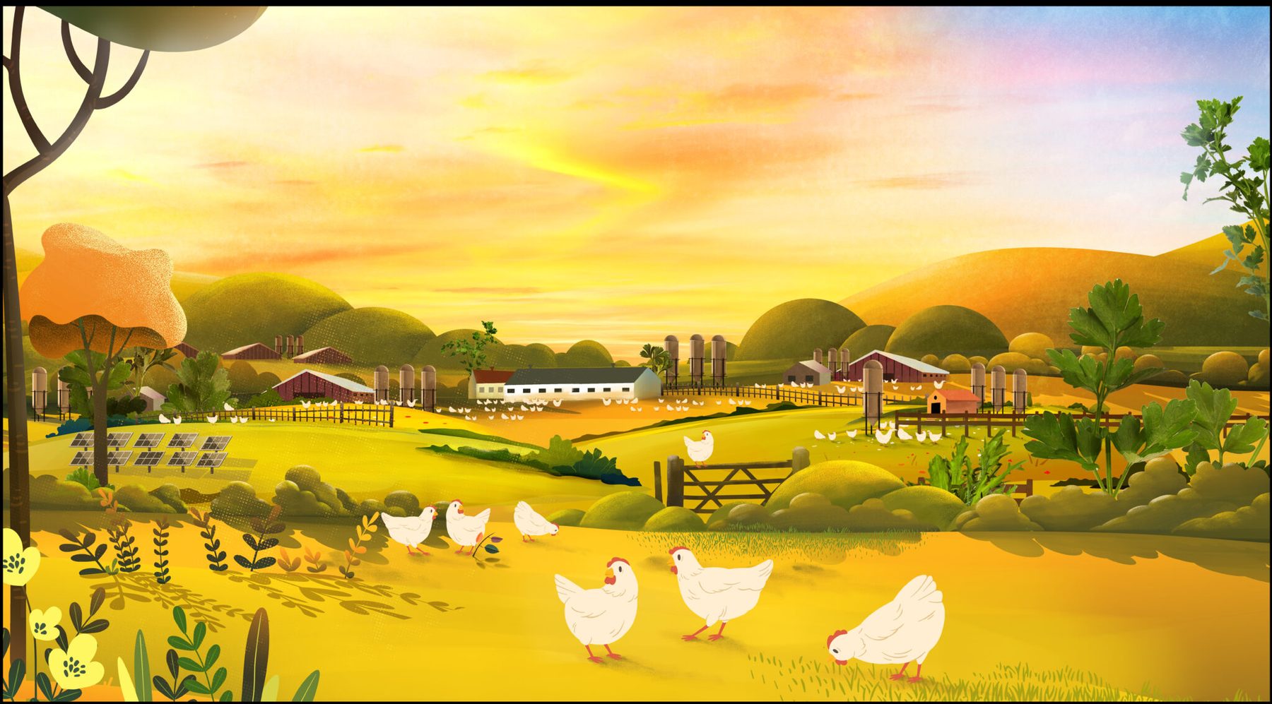Alyoum Chicken — Illustrations, 1 of 2