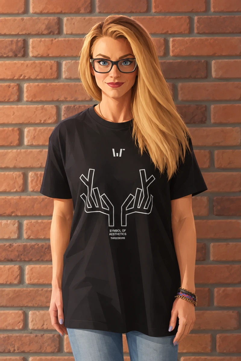 Christine — 2.5D THREEDEERS character portrait