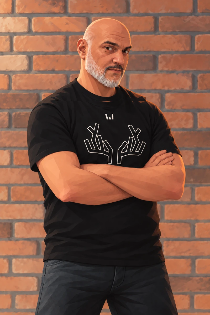 Lazaros — 2.5D THREEDEERS character portrait