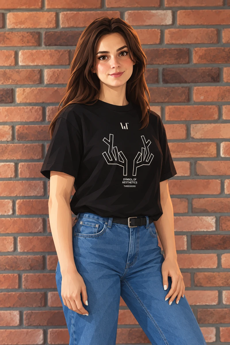 Nefeli — 2.5D THREEDEERS character portrait