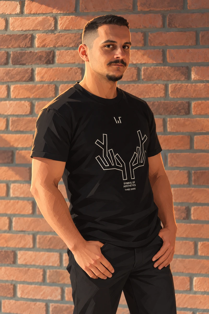 Pantelis — 2.5D THREEDEERS character portrait