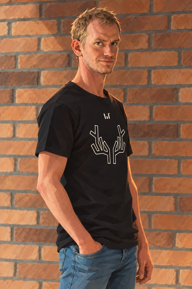 Spyros — 2.5D THREEDEERS character portrait